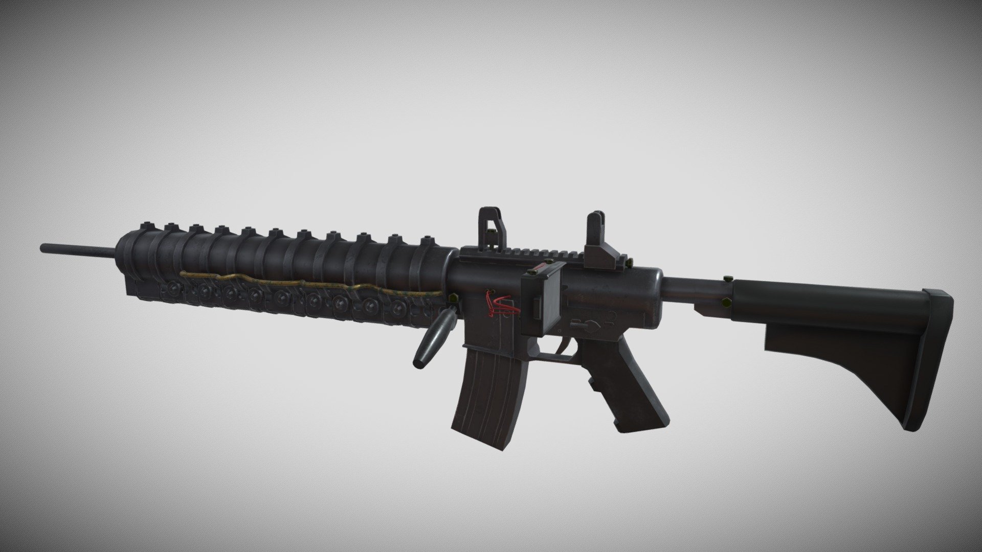 Ar-15 based gauss cannon