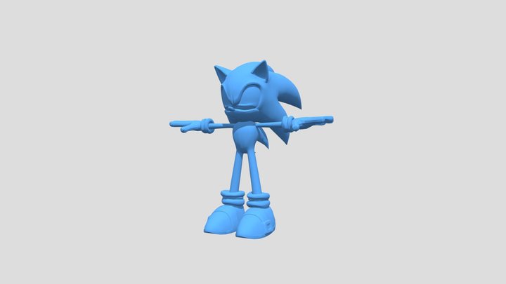 Sonic the hedgehog 3D Model