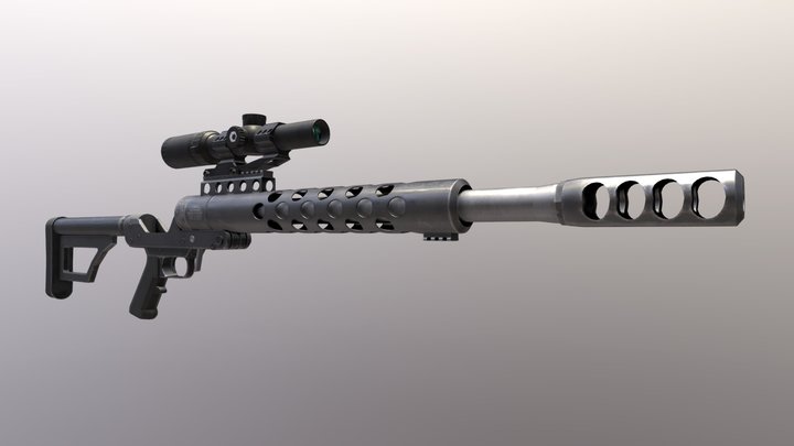 SERBU BFG 50 OPTIC 3D Model