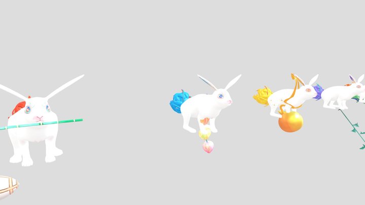 Rabbit 3D Model