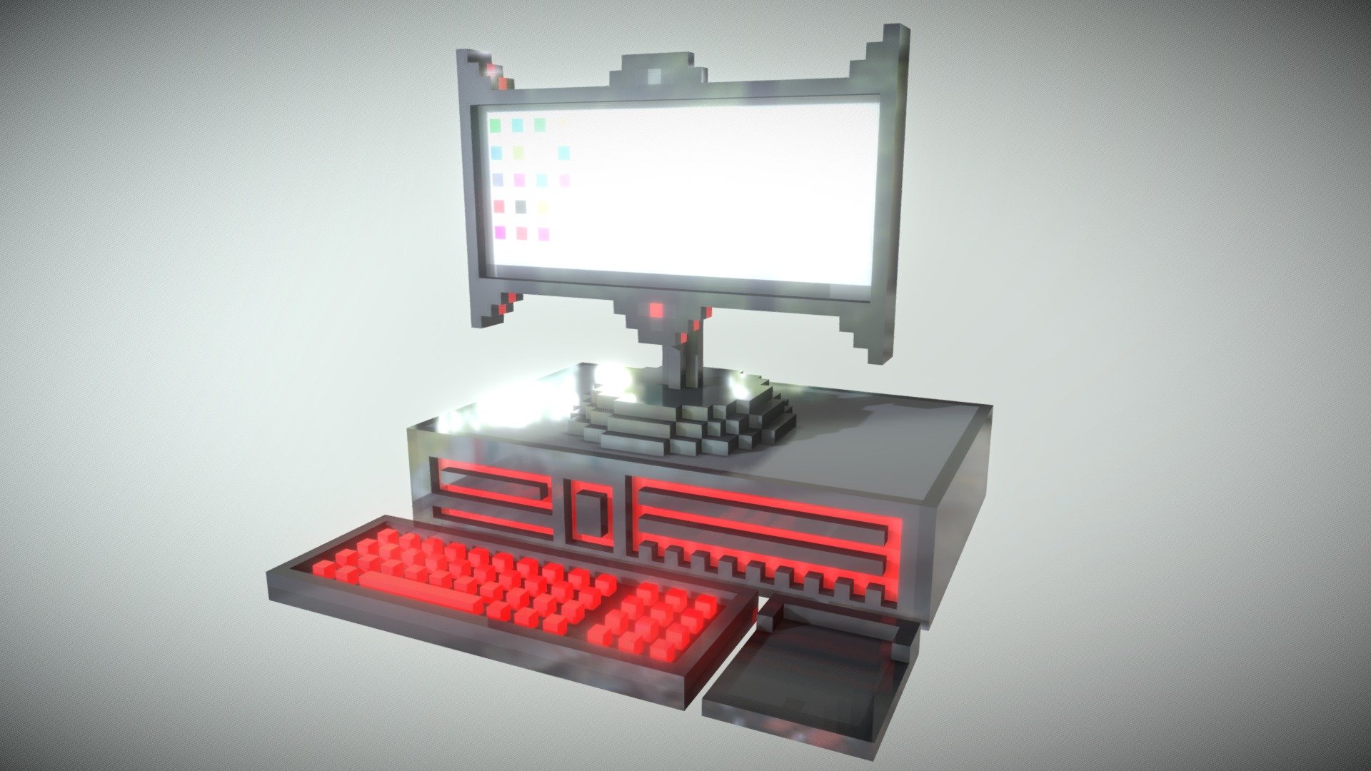 Gaming PC Rig - 3D model by Ben (@HEDBNGR_UK) [2267011] - Sketchfab
