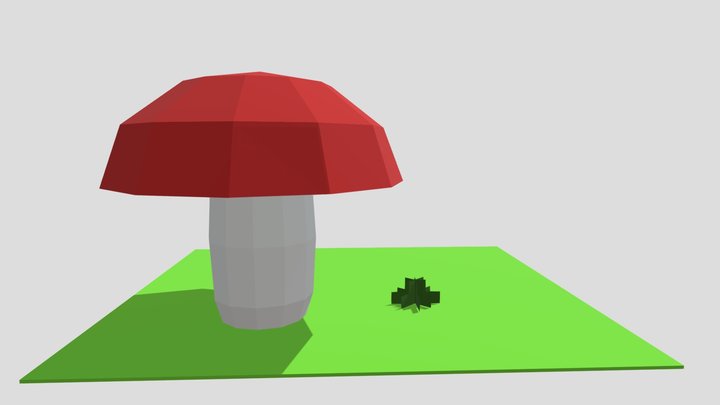Mushroom - 3 December 2021 //Day 1 3D Model