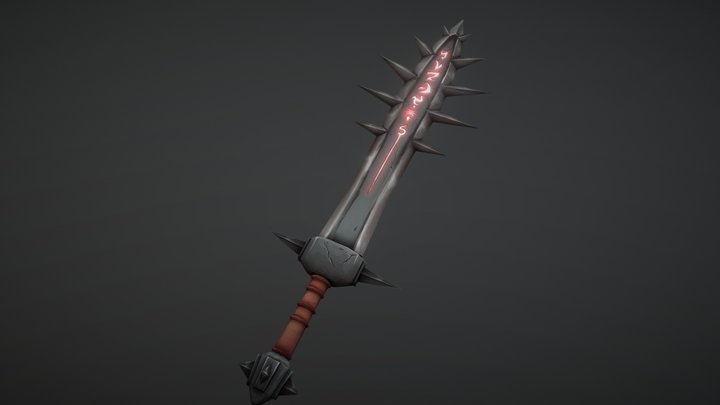 Deathknight Sword 3D Model