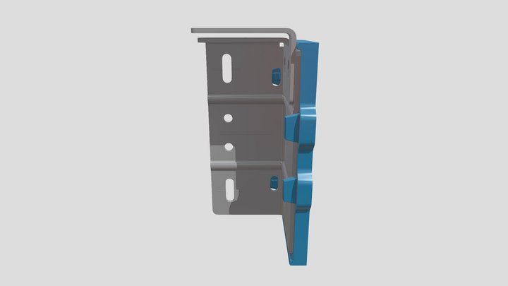 2.0" ISO Clip 3D Model