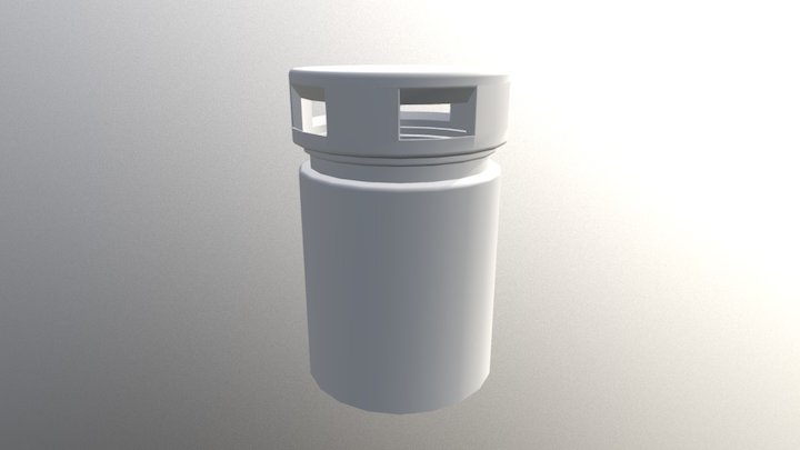 Garbage Can 3D Model