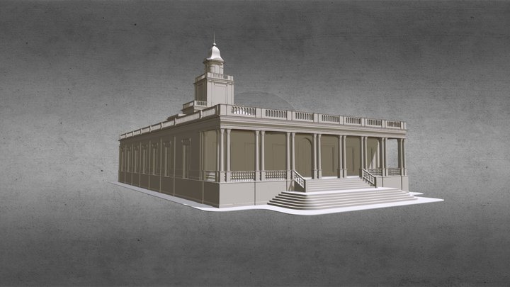 Modelo 3D - Hogar Schiaffino 3D Model