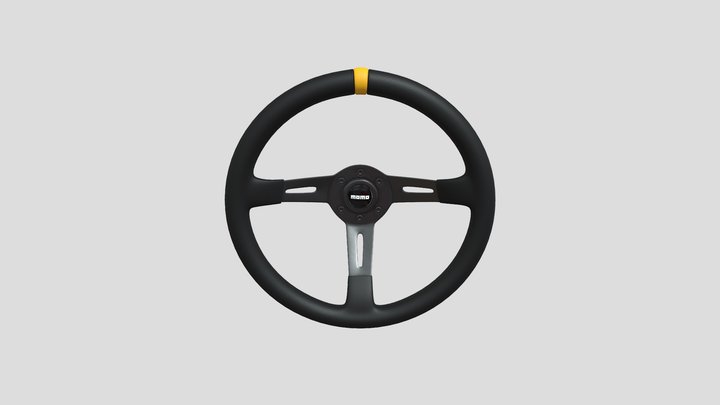 Momo Mod 08 Racing Steering wheels 3D Model