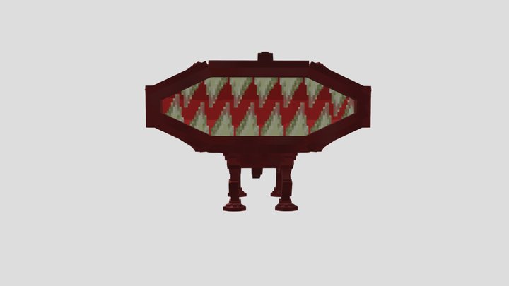 Eyeless Dog | Lethal Company Blockbench 3D Model