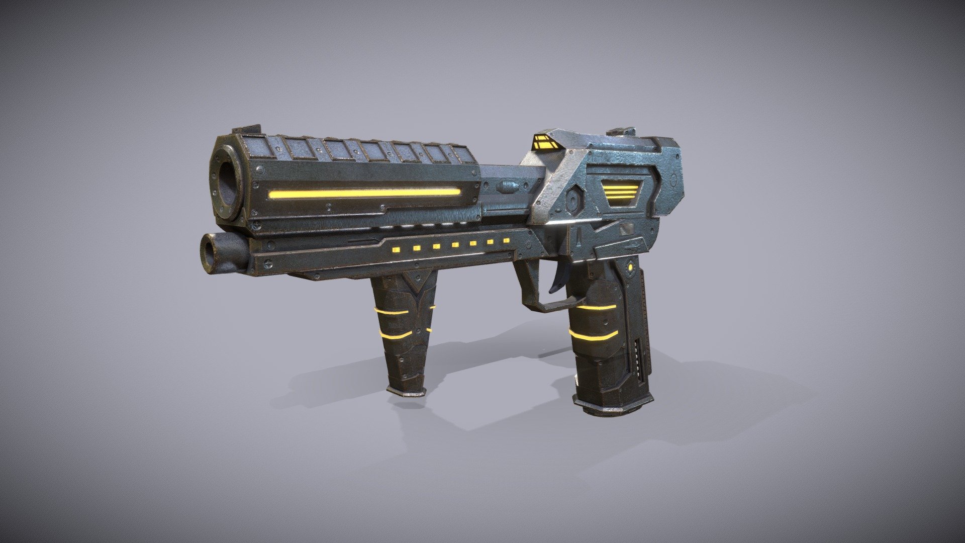 SciFi Pistol - Buy Royalty Free 3D model by SnowyTrain [226a348 ...