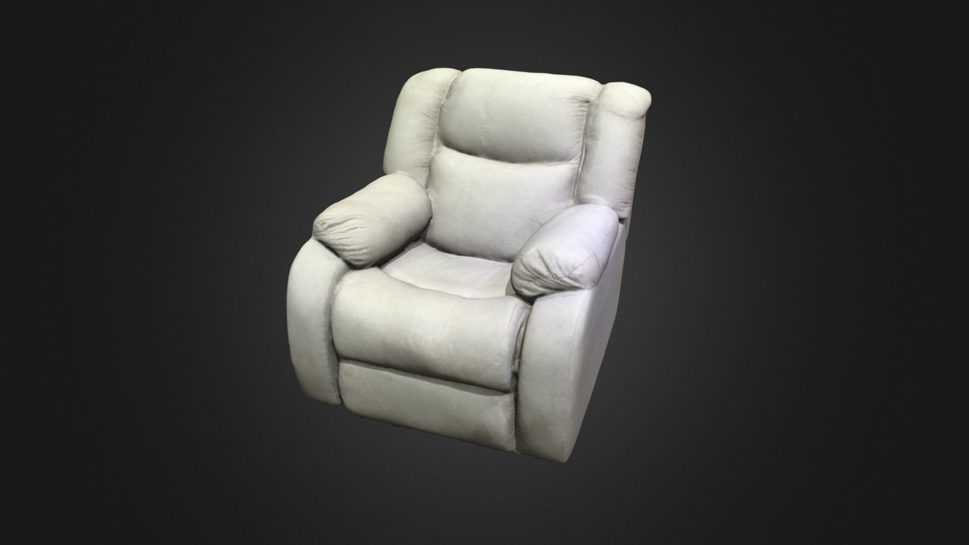 Classic Beige Armchair - Download Free 3D Model By Gueriero [226ad3f ...