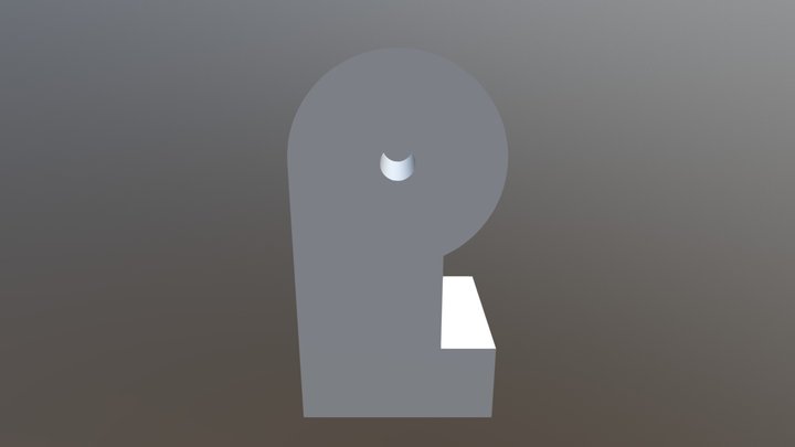 Left Leg For Lego Man 3D Model