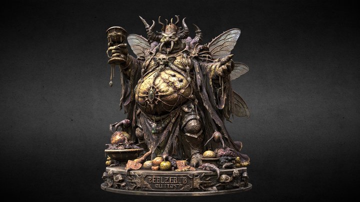 Beelzebub Horror Dark Fantasy Action Figure