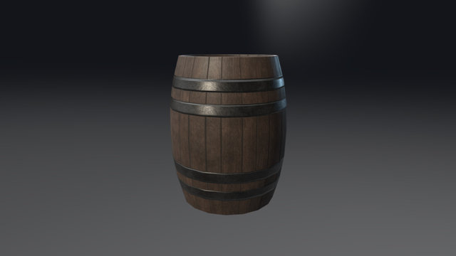 Barrel 3D Model