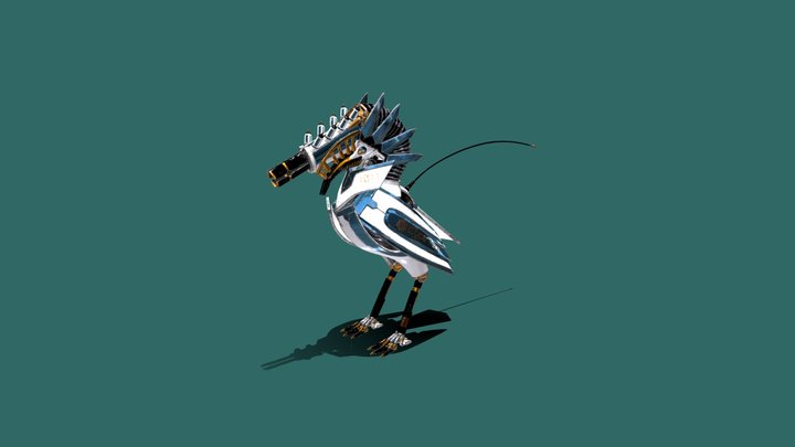 CyberBird 3D Model