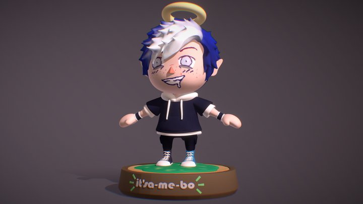 Animal Crossing styled Charlie 3D Model