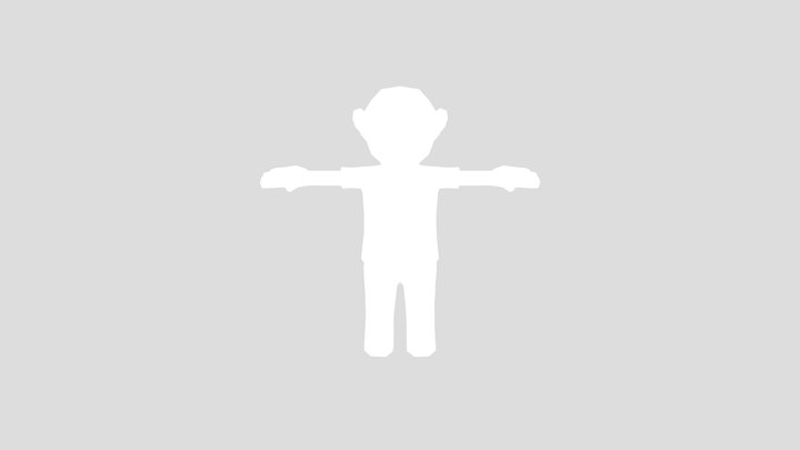Brooklyn T. Guy Model Pizza Guy 3D Model