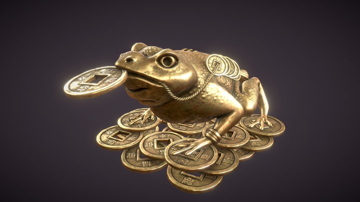 Money toad 3D Model
