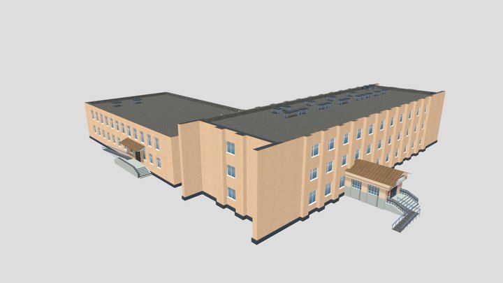 Musik School 3D Model