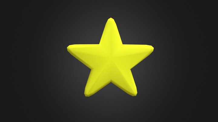 Star 3D icon 3D Model