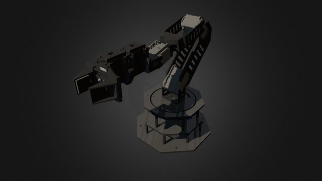 WidowX MKII Robotic Arm 3D Model