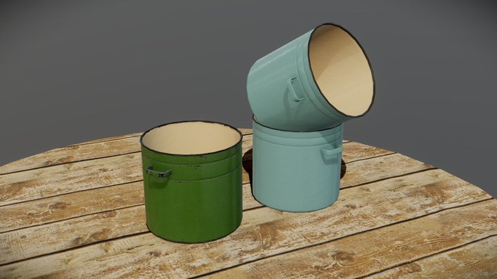 Kitchen pot 3D Model