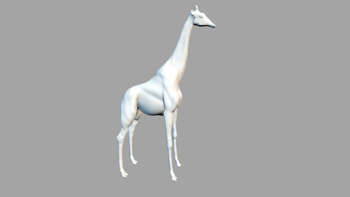 Giraffe 3D model 3D Model