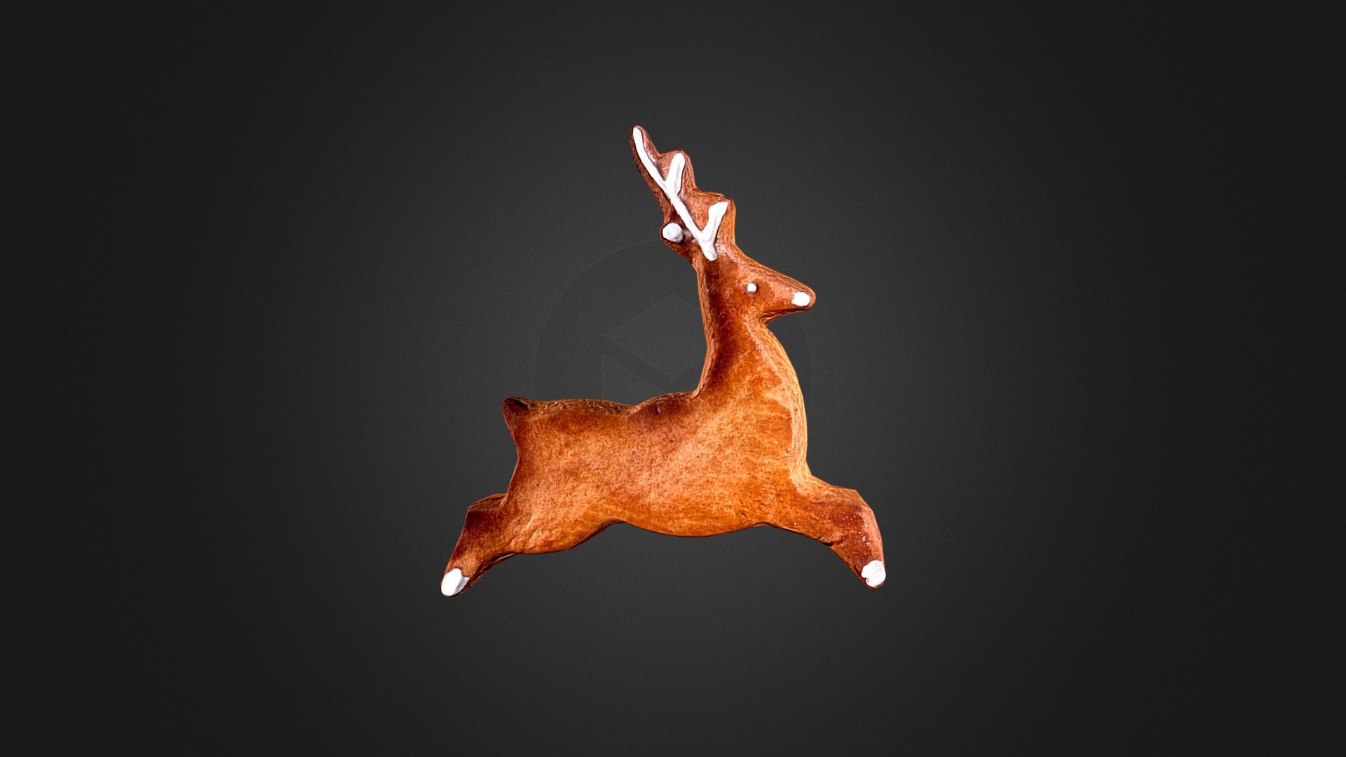 Gingerbread Reindeer 1 (LowPoly) - Buy Royalty Free 3D model by ...