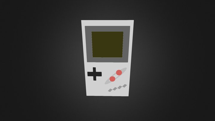 Original Gameboy (3D Blender Model) 3D Model