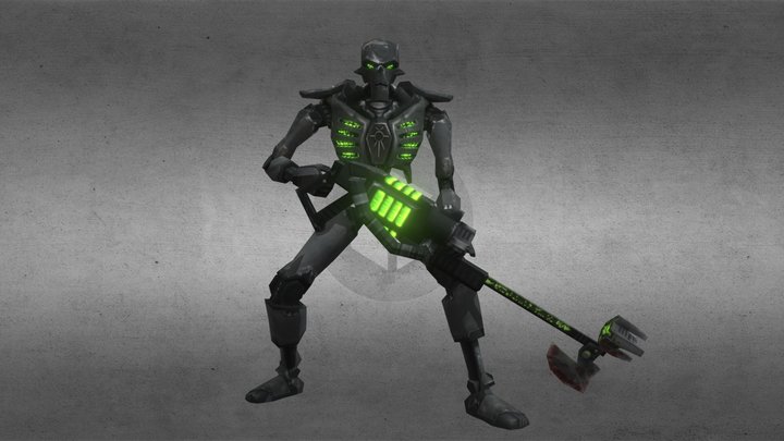 warrior necron 3D Model