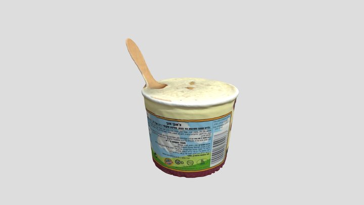 Ben And Jerry Ice Cream 3D Model