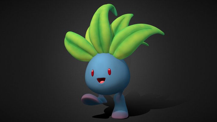 Oddish 3D Model