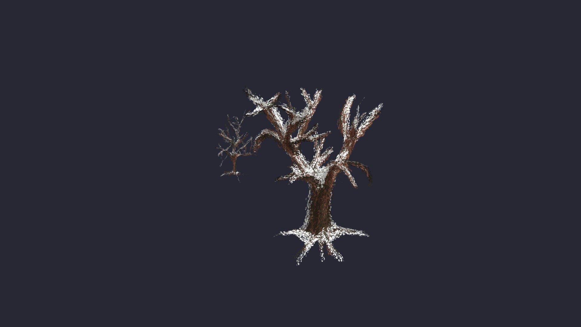 TwoTreesSnow