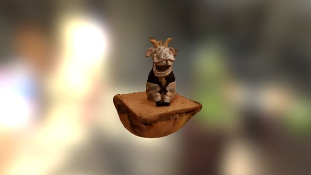 Ožys taupyklė 3D 3D Model