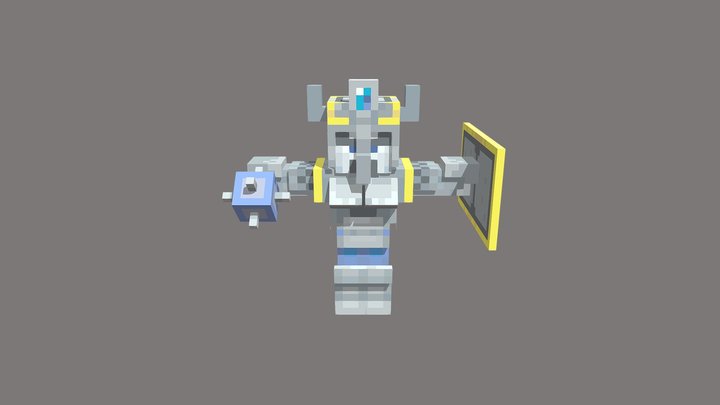 Minecraft dungeons royal guard 3D Model