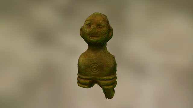 Bronzefigur, figura di bronzo 3D Model
