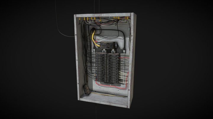 Distribution box 3D Model