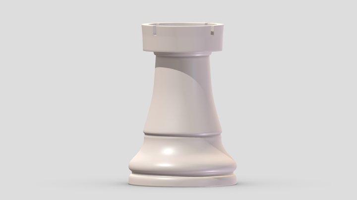 Rook Chess 3D Model