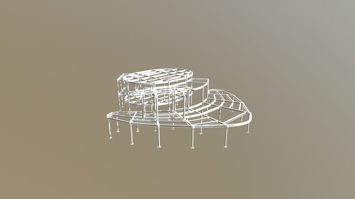 Cafe Da Nang Rev01 3D Model