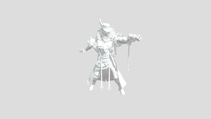 Shadow Gunslinger 3D Model
