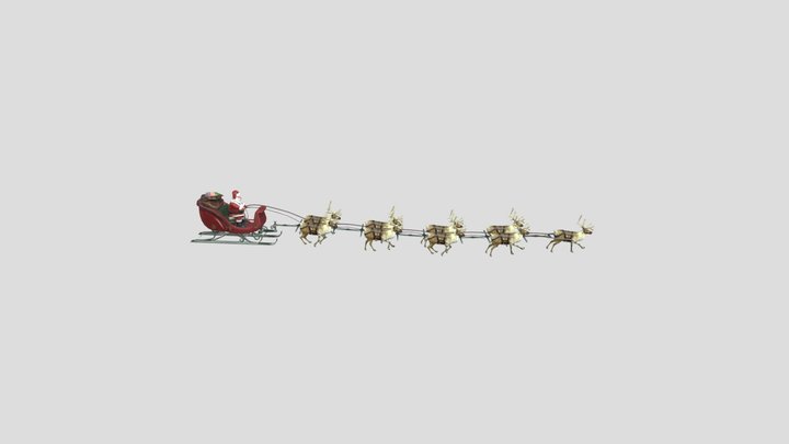 Santa - NORAD Santa Tracker 3D Model