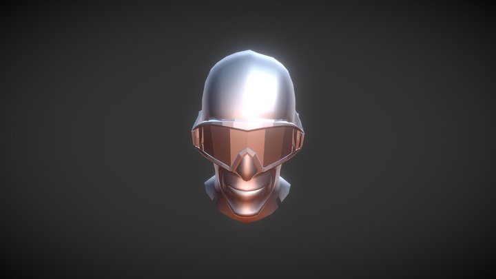 Silver head 3D Model