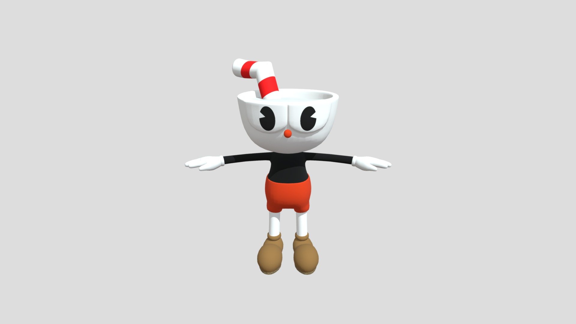 The Cuphead Show Cuphead 3D Model digital File (Download Now) 