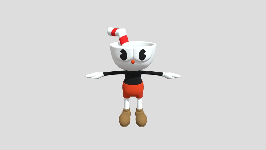 Cuphead - A 3D Model Collection By BrockApple - Sketchfab