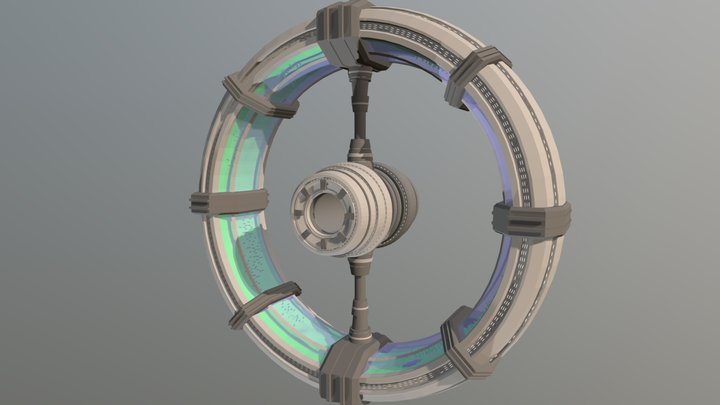 Spin Station 3D Model