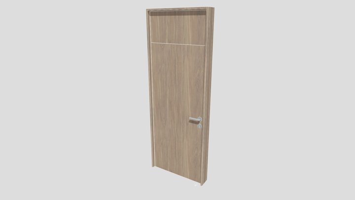 SketchUp dynamic door plain veneer 3D Model