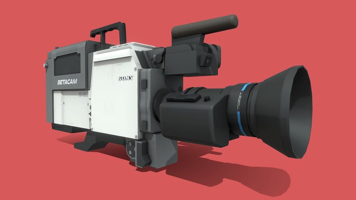 1982 Sony Betacam 3D Model