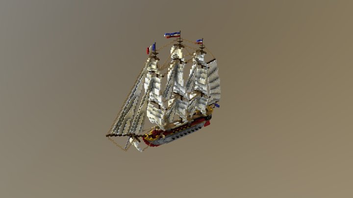 Boat "Le Français"  (___Joker___) 3D Model