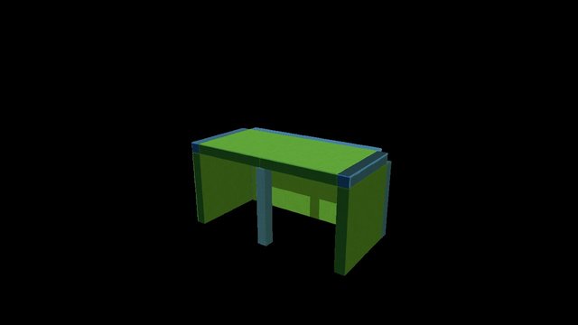 Домик с колонной 3D Model