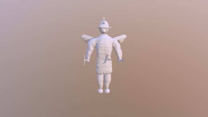 FINAL- Low Poly Character 3D Model
