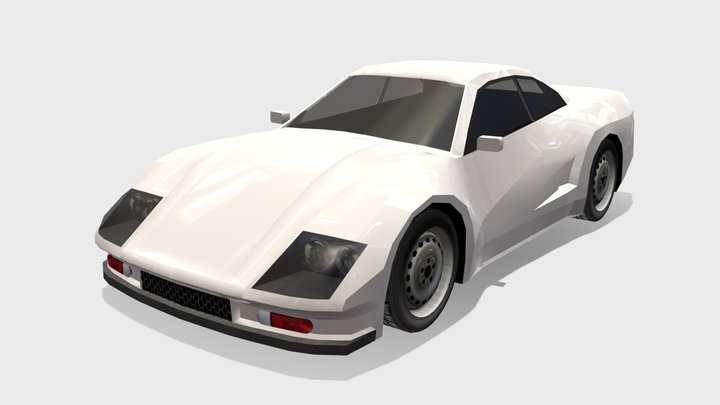 (Game Ready / PBR) Lister Storm V12 1993 3D Model